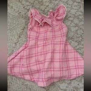 Janie and jack dress pink plaid